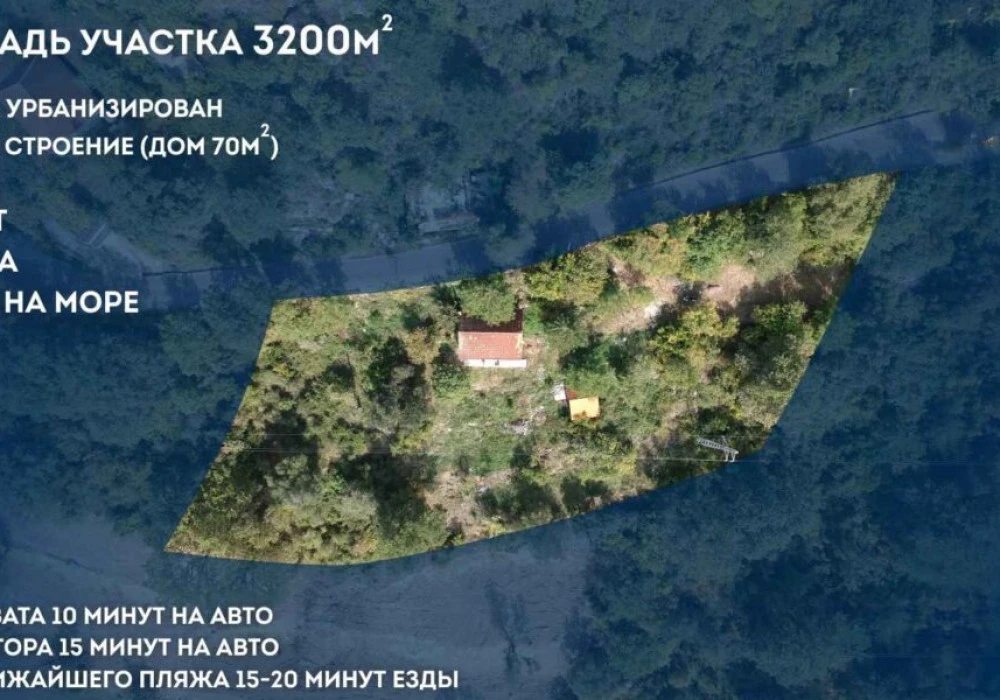 Land for sale for residential construction. Kotor. 