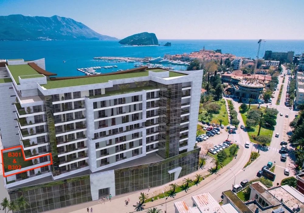 Apartments for sale 61 m². Budva. 