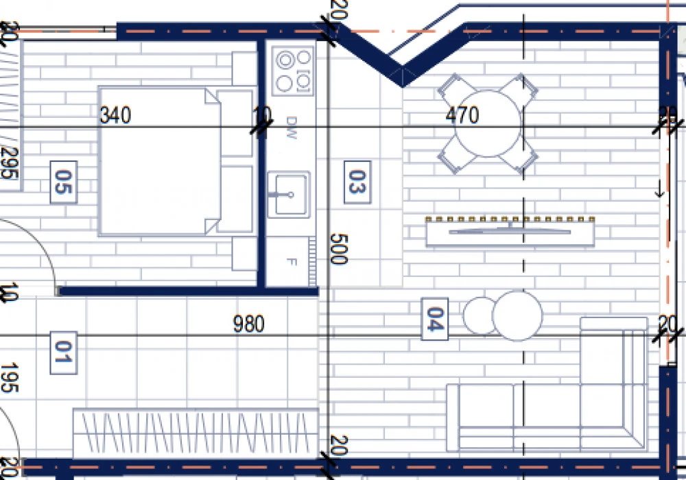 Apartments for sale 51 m². Rafailovici. 