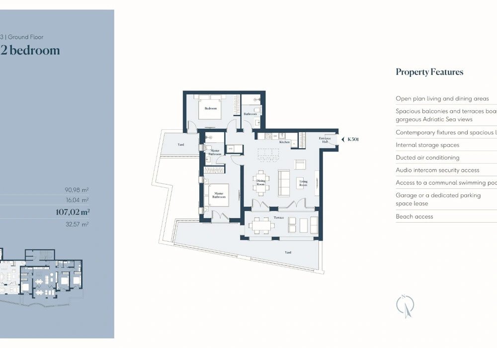 Stan na prodaju 2 собе, 140 m². Lustica. 