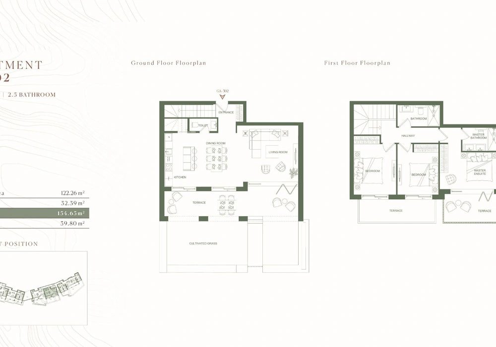 Stan na prodaju 3 собе, 194 m². Lustica. 