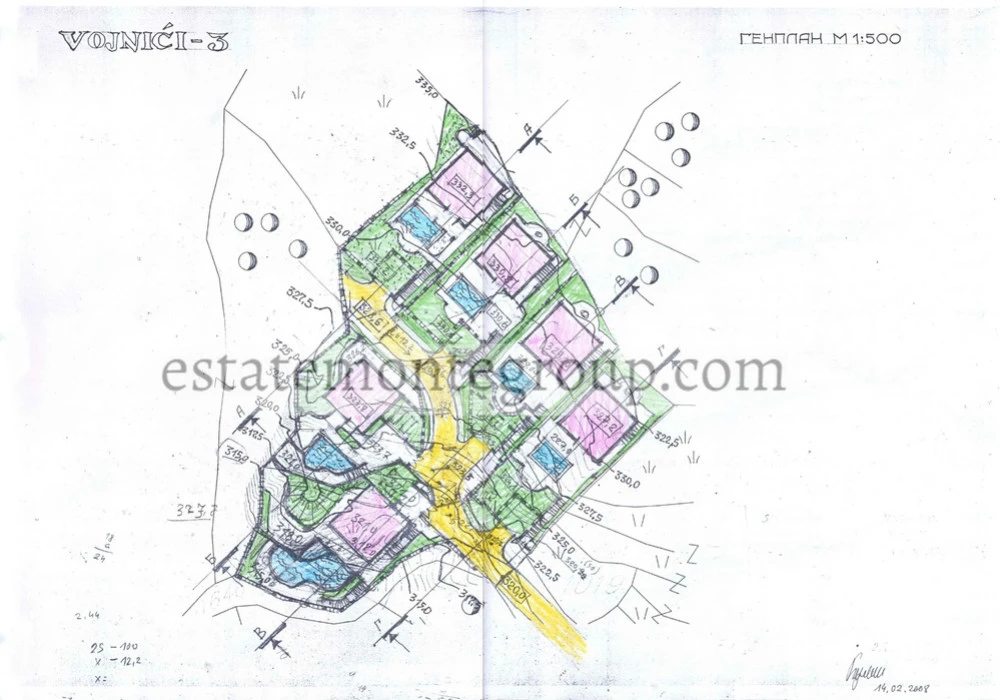 Land for sale for residential construction. Budva. 