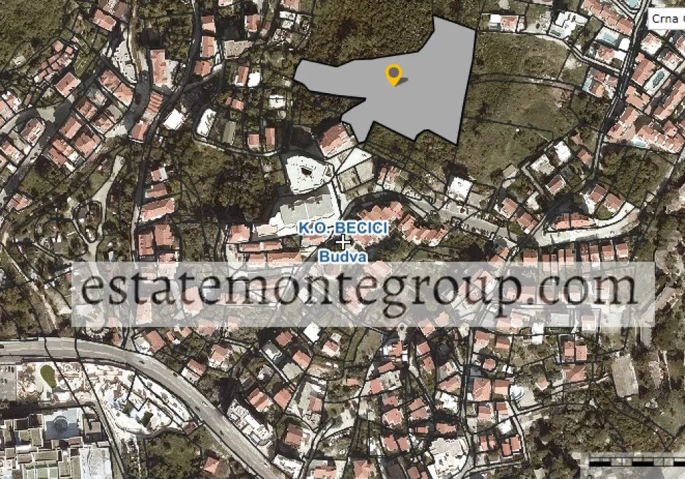 Land for sale for residential construction 8960 m². Becici. 