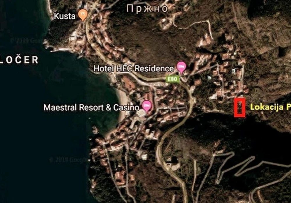 Land for sale for residential construction. Budva. 