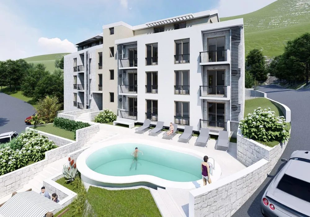 Apartments for sale 38 m². Budva. 