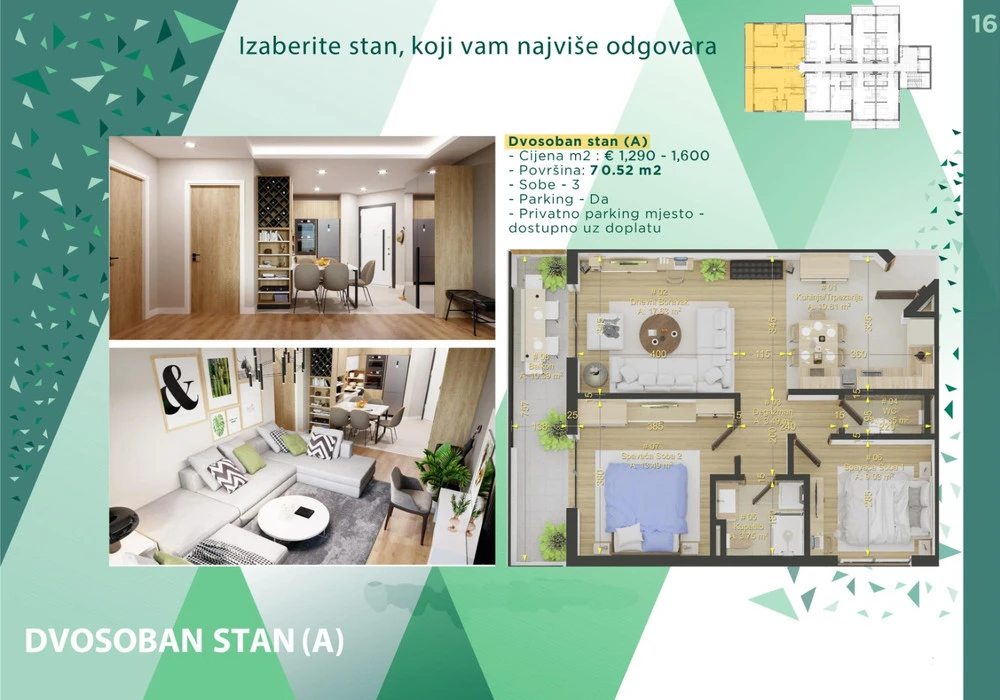 Stan na prodaju 36 m². Bar. 