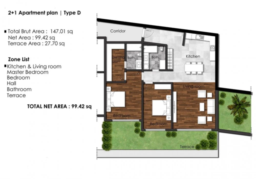 Stan na prodaju 19768 m². Budva. 