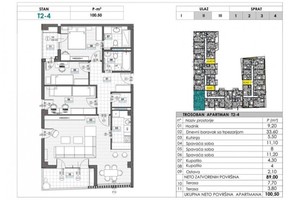 Stan na prodaju 38 m². Tivat. 