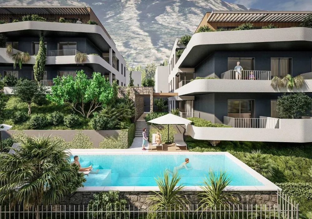 Apartments for sale 27 m². Dobrota. 